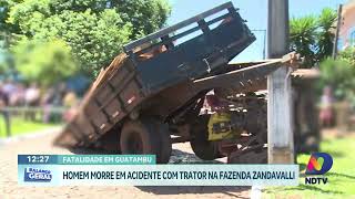 Guatambu Homem Morre em Acidente com Trator [upl. by Vivien286]