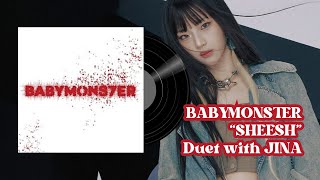 BABYMONSTER  “SHEESH” Duet cover with JINA  Zionah [upl. by Allayne728]