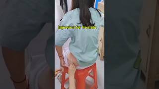 How to inject women below the waist shorts medical youtubeshorts [upl. by Boccaj265]