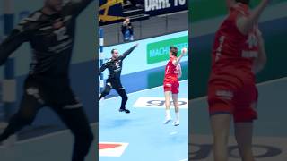 Hes walking in the air 😳🪽handball håndbold ehfcl clm [upl. by Kean]