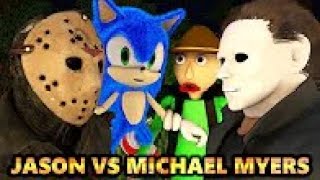 JASON vs MICHAEL MYERS amp SONICEXE BALDI HALLOWEEN CHALLENGE official Minecraft Animation [upl. by Tarfe341]