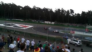 Maldonado and Grosjean Crash 2010 GP2 at Hockenheim AMATEUR VIEW [upl. by Kenimod]