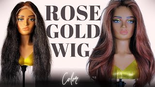 Perfect Rose Gold Color On Wig  Kiki LaFleur [upl. by Ragnar978]