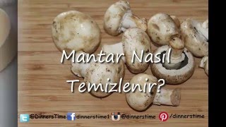 Mantar Nasıl Temizlenir How to Clean Mushrooms [upl. by Sitruk954]