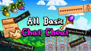 All basic code Chat Cheat Android or PC  Stardew Valley 16 [upl. by Eniamat]