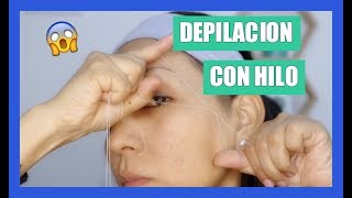 DEPILACION CON HILO FACIL PASO A PASO  DEPILACION DE ROSTRO ⭐DEPILACION HINDU⭐ Maglambymaleisa [upl. by Badr]