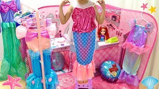 キッズテント マーメイドのドレス屋さん 人魚姫 アリエル  Ariel Mermaid Dress Boutique  The Pop Up 3D Playscape [upl. by Cirek]