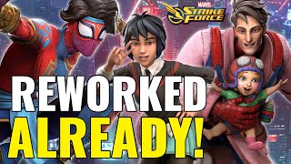 SPIDER SOCIETY BUFFED Incursion 23 Gameplay 1Shot All Skill Nodes  Marvel Strike Force  MSF [upl. by Lilac634]