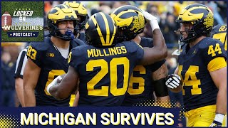 Locked On WOLVERINES POSTCAST Michigan Wolverines HOLD ON To BEAT Minnesota Golden Gophers [upl. by Amalita]