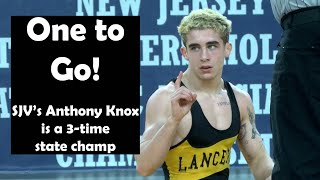 Anthony Knox  St John Vianney  NJ 120 lb State Champ  3rd Title in a Row [upl. by Madalyn]