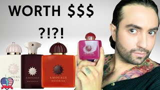 NEW AMOUAGE PERFUMES 🧐  Material Boundless Ashore and Crimson Rocks  Fragrance Review [upl. by Euqinorev]