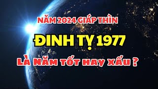 TUỔI ĐINH TỴ 1977  Năm 2024 Giáp Thìn là năm tốt hay năm xấu  Nam tiên sinh 风水 [upl. by Compton33]