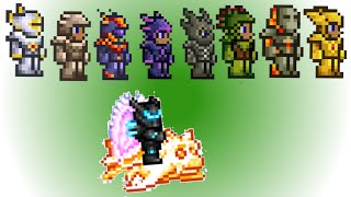 All Armor Sets Part 1 Pre  Hardmode Terraria Mobile 13 [upl. by Wiebmer]