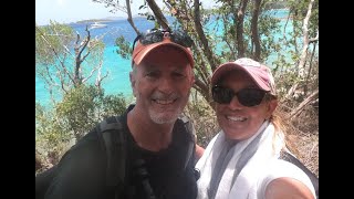 Hiking to Honeymoon Beach on St John US Virgin Island [upl. by Brandenburg]