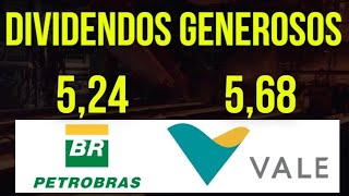 PETR4 PETROBRAS PREÇO TETO DIVIDENDOS GIGANTES VALE3 petr4 dividendos vale3 investir ações [upl. by Melentha]