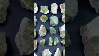 Peridots in matrix afghanistan afghanite quartz crystals funny gemstonepakistan quartzcrystal [upl. by Elson]