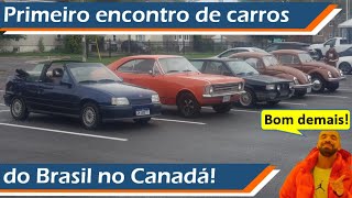 O primeiro encontro de carros antigos do Brasil no Canadá [upl. by Haeli703]