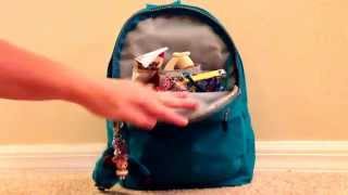 Kipling Challenger backpack packed up as a diaper bag [upl. by Aivato]