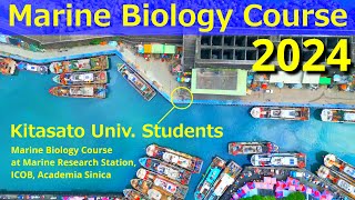 Kitasato Univ students Marine Biology Course at Yilan Marine Station 北里大学生 台湾東海岸で海洋生物実習 [upl. by Ardelia999]