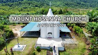 Sri Aman Sarawak🇲🇾Mount Hosanna Church Gereja Gunung Hosanna Aerial View  January 2024 [upl. by Felten]