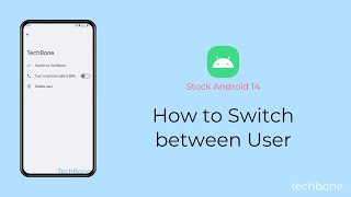 How to Switch between User Android 14 [upl. by Flosser]