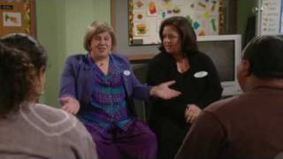 Little Britain USA  Fat Fighter 1  Marjorie hosts Rosie ODonnell at a FightFighters meeting [upl. by Haymo]