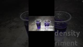 Easy experiment of Salt density  viral video  trending saltreduction salttablets hydralyte [upl. by Budge]