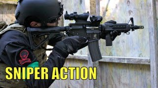 Airsoft Sniper JG VSR GampP M4 quotNomad Airsoftquot Scotland HD [upl. by Bonita620]