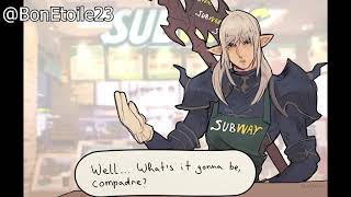 estinien serving you in subway [upl. by Jc]