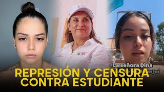 ¡CENSURADA  Obligan a joven a renunciar a sus estudios por hacer un video de Dina Boluarte [upl. by Diogenes]