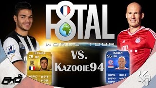 FUT 15  F8TAL World Tour  QUARTS DE FINALE 1 VS KAZOOIE94 [upl. by Michelina]