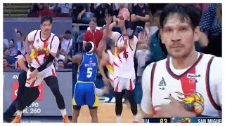 June Mar Fajardo FOOLS MAGNOLIAs W BACKTOBACK THREE POINTS CANT BELIEVE His All Smilling [upl. by Seessel]