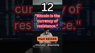 Digital cryptocurrency Bitcoin on Binance for trading quote by Max Keiser earnship binance coin [upl. by Ear]