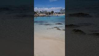 Beautiful Ayia Napa Beach ðŸ– Small Makronissos Cyprus ðŸ¤© cyprus ayianapa beachlife beach [upl. by Ggerc938]