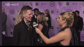 Tobias Forge of Ghost interview AMAs 2022 American Music Awards [upl. by Nathan804]