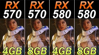 RX 570 8GB vs RX 580 4GB in 2023  Test in 15 Games [upl. by Pavkovic]