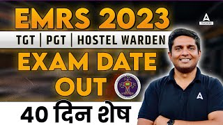 EMRS Exam Date 2023 Out  EMRS Vacancy 2023 Exam Date [upl. by Lafleur521]