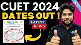 CUET 2024 Big update Official Exam Dates out 🔥JEE Mains NEET UG Academic Calendar out🔥 [upl. by Adnamaa]