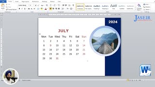 How to Create a Calendar in MS Word jaseir shorts refresh tech viralshort trending msword [upl. by Joana]