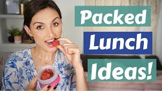 Meal Prep Friendly Packed Lunch Ideas Vegan  Healthy [upl. by Eelirem]