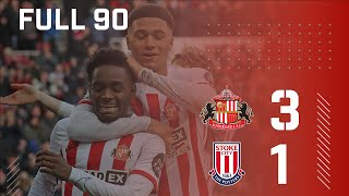 Full 90  Sunderland AFC 3  1 Stoke City [upl. by Nanek585]