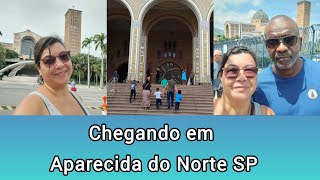 Viajando para Aparecida do Norte SP  Primeiro dia na cidade [upl. by Ahsennek]