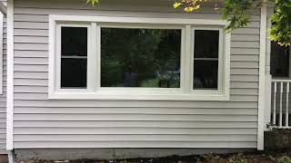 Harvey Slimline Double Hung Installation Katonah NY [upl. by Amick]