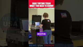 Early Voting Texas What to know [upl. by Tarfe586]