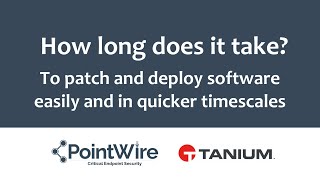 How long does it take To patch and deploy software [upl. by Akihsar]