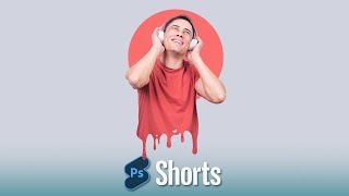 Easy Dripping Effect in Photoshop shorts photoshopshorts [upl. by Naltiak252]