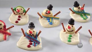 Muñecos de nieve derretidos  Recetas Navideñas  Food Network Latinoamérica [upl. by Astri]