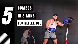 Master These 5 Combos Before Moving On To Advanced Reflex Bag Training [upl. by Anilejna]