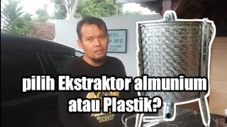 Review ekstraktor alat panen madu  baik dari alumunium atau plastik panenmadu lebahmadu [upl. by Susana]