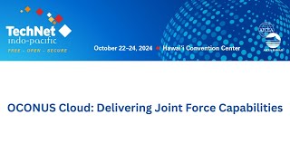 OCONUS Cloud Delivering Joint Force Capabilities [upl. by Erlin]